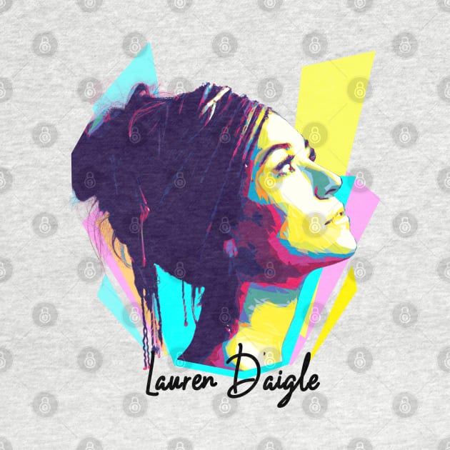 Lauren Daigle Wpap Pop Art Design by Piomio